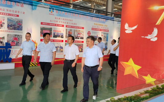安陽市委常委、組織部部長(zhǎng)楊炯蒞臨華泰智能裝備集團(tuán)調(diào)研